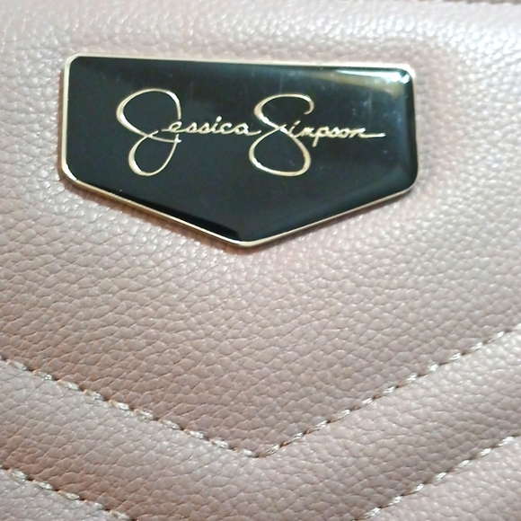 NEW Jessica Simpson Purple and Snakeskin Leather Wallets Wristlets - Picture 3 of 13